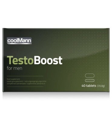COOLMANN TESTO BOOST POTENCIADOR CON TRIBULUS TERRESTRIS 40 TABS