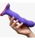 BOUNCER DILDO RECARGABLE MORADO