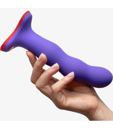 BOUNCER DILDO RECARGABLE MORADO