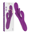 ATENEO VIBRADOR MULTIFUNCIÓN RECARGABLE 7 VIBRACIONES CON LENGUA OSCILANTE Y SUCCIONADOR MORADO