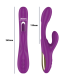ATENEO VIBRADOR MULTIFUNCIÓN RECARGABLE 7 VIBRACIONES CON LENGUA OSCILANTE Y SUCCIONADOR MORADO