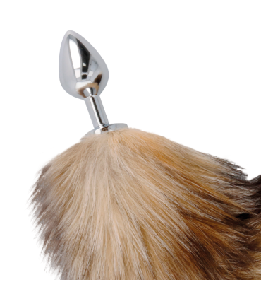 TAIL BUTT PLUG SILVER