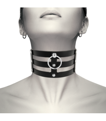 CHOKER CUERO VEGANO ESTILO FETISH