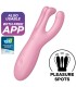 SATISFYER THREESOME 4 VIBRADOR APP - ROSA