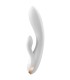 SATISFYER DOUBLE FLEX VIBRADOR APP - BLANCO