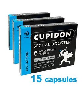 CUPIDON 15 cápsulas para la erección – Estimulante sexual