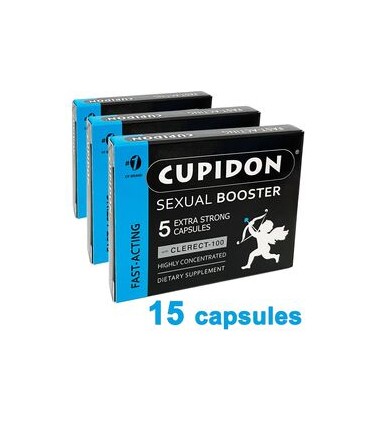 CUPIDON 15 cápsulas para la erección – Estimulante sexual
