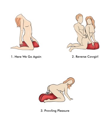 COJÍN CON SOPORTE PARA WAND ROJO