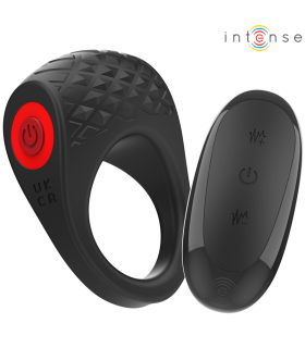 CLOVER ANILLO VIBRADOR PENE 10 VIBRACIONES NEGRO