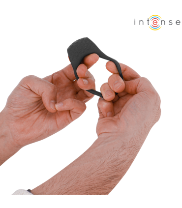 CLOVER ANILLO VIBRADOR PENE 10 VIBRACIONES NEGRO