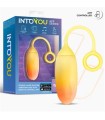INTOYOU APP SERIES Huevo con APP Silicona Doble Capa Amarillo/Naranja