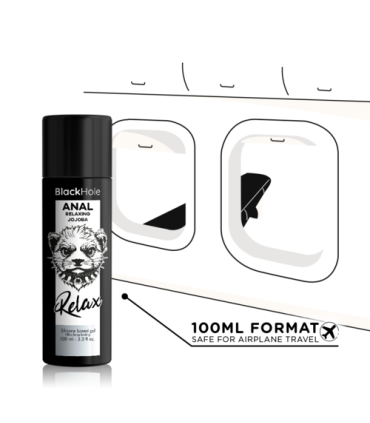 BLACK HOLE - ANAL RELAXING CON JOJOBA BASE SILICONA 100 ML