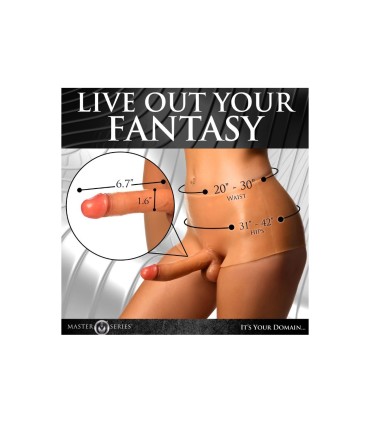 PANTY SILICONA MUJER DILDO M/ l