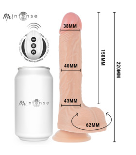 BROSNAN REALÍSTICO MULTIFUNCIÓN CON VIBRACIÓN UP AND DOWN CONTROL REMOTO 22 CM -O- 4 CM