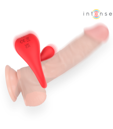 RUSSELL ANILLO VIBRADOR CON ESTIMULACIÓN DE CLÍTORIS ROJO