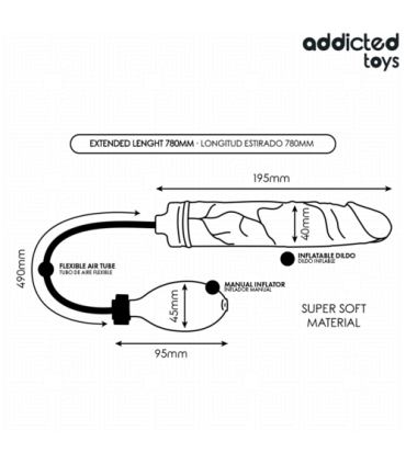 ADDICTED TOYS - DILDO INFLABLE