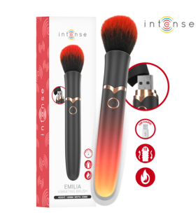 EMILIA VIBRADOR BROCHA CON EFECTO CALOR 16 CM