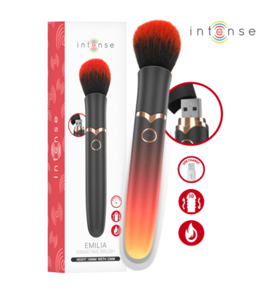 EMILIA VIBRADOR BROCHA CON EFECTO CALOR 16 CM