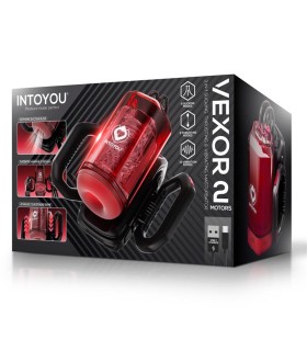 3 in 1 Masturbador Masculino Succion, Empuje y Vibración USB-C