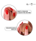 BRADLEY DILDO VIBRADOR SILICONA CON EFECTO CALOR Y CONTROL REMOTO 21 CM -Ø- 4.2 CM
