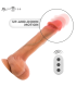 BRADLEY DILDO VIBRADOR SILICONA CON EFECTO CALOR Y CONTROL REMOTO 21 CM -Ø- 4.2 CM