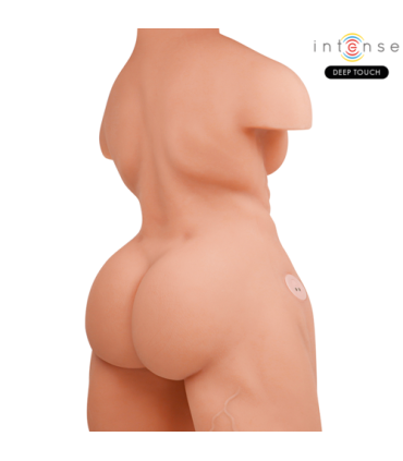 INTENSE DEEP TOUCH - MARTY TORSO CON ANO Y DILDO REALÍSTICO CON EMPUJE Y VIBRACIÓN CONTROL REMOTO 6.2 KG