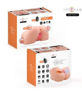INTENSE DEEP TOUCH - GINGER MASTURBADOR VAGINA CON EFECTO SUCCIÓN, CALOR, VIBRACIÓN Y VOZ CON CONTROL REMOTO 5.3 KG