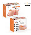 INTENSE DEEP TOUCH - GINGER MASTURBADOR VAGINA CON EFECTO SUCCIÓN, CALOR, VIBRACIÓN Y VOZ CON CONTROL REMOTO 5.3 KG
